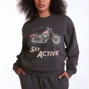 Set Active road trip crewneck - cozy oversized fit